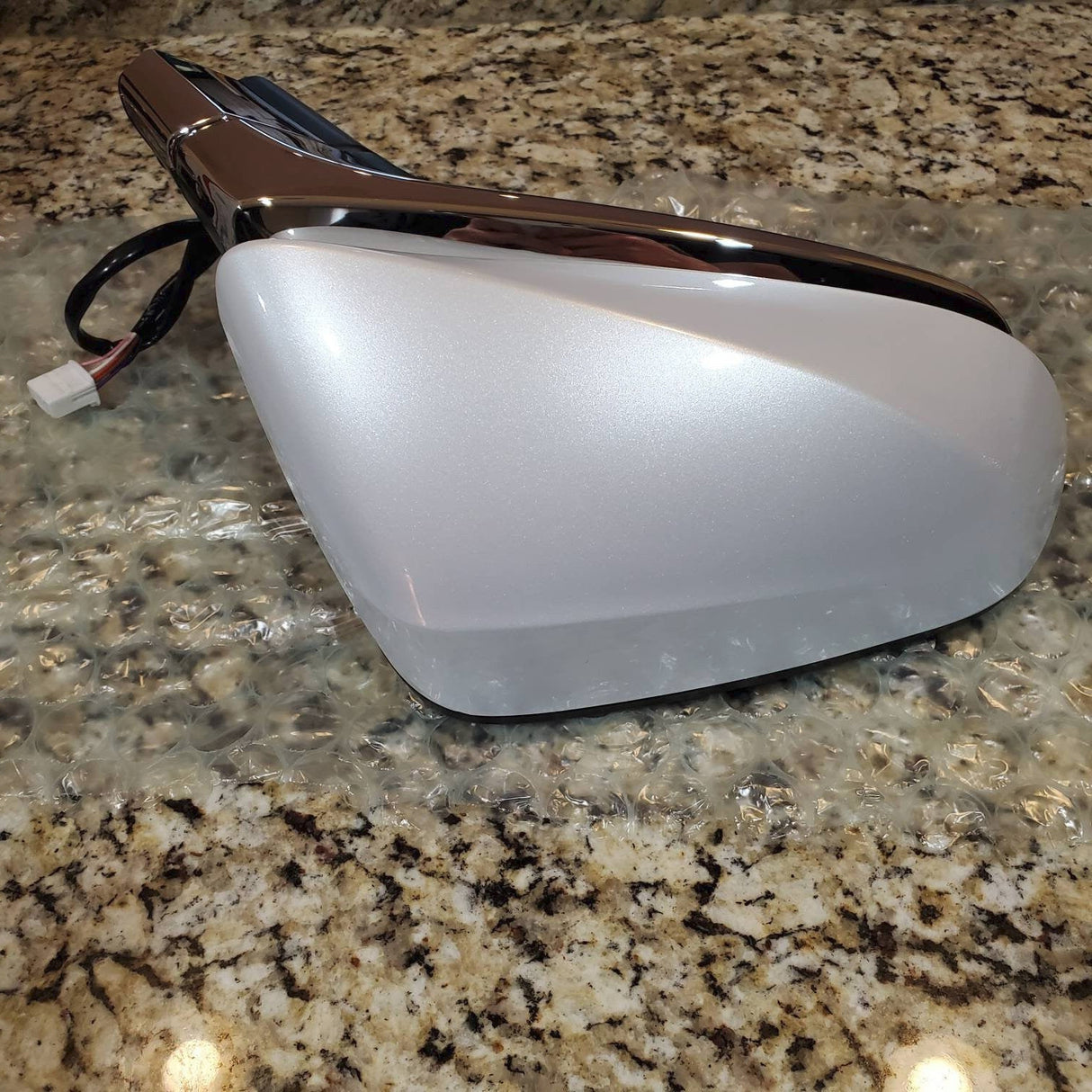 New | 2018-2021 NX300h | Eminent White Pearl | Passenger | Lexus | Side View Mirror | With Blindspot | NX 300H