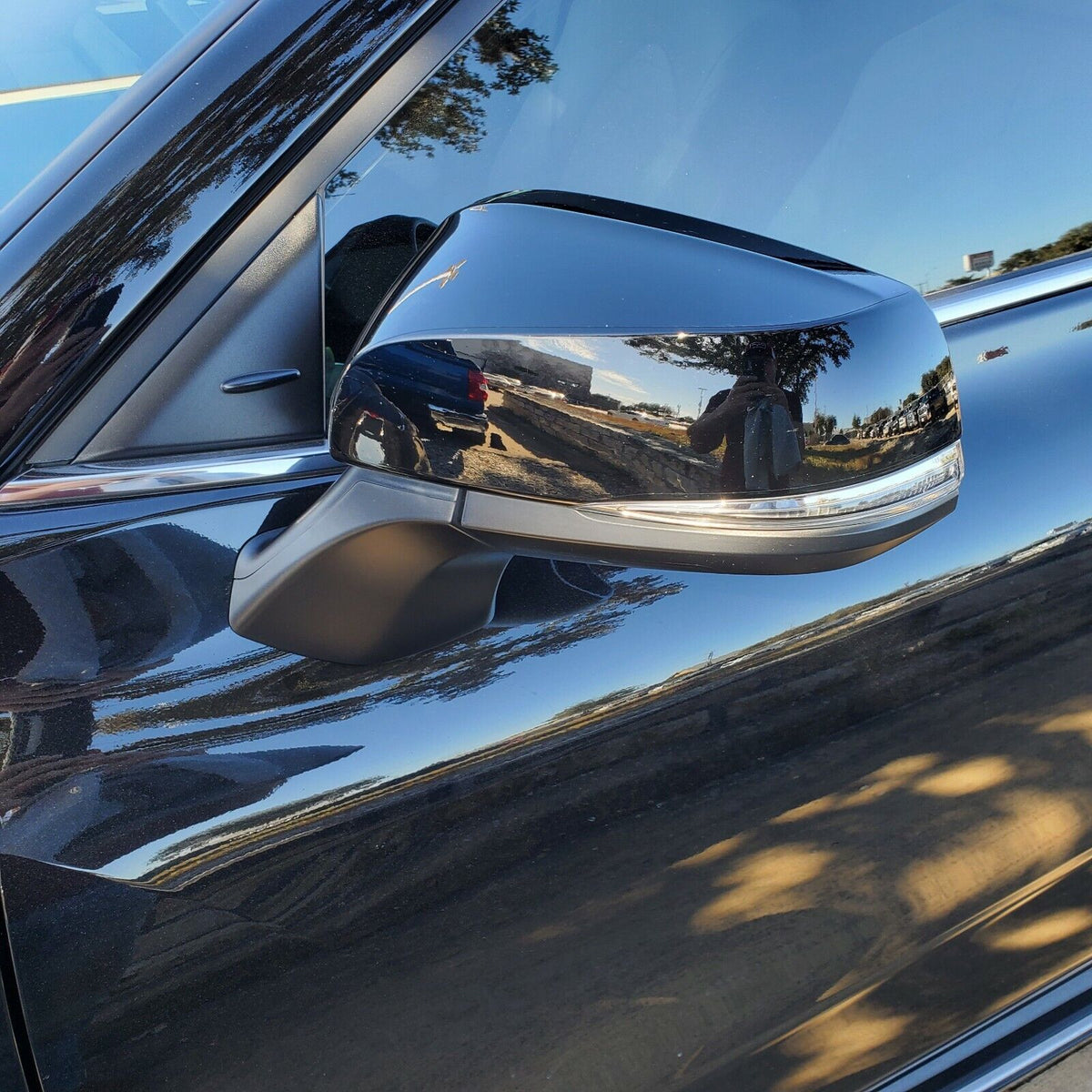 New | 2023-2025 Highlander | Midnight Black Metallic | Driver | Toyota | Side View Mirror