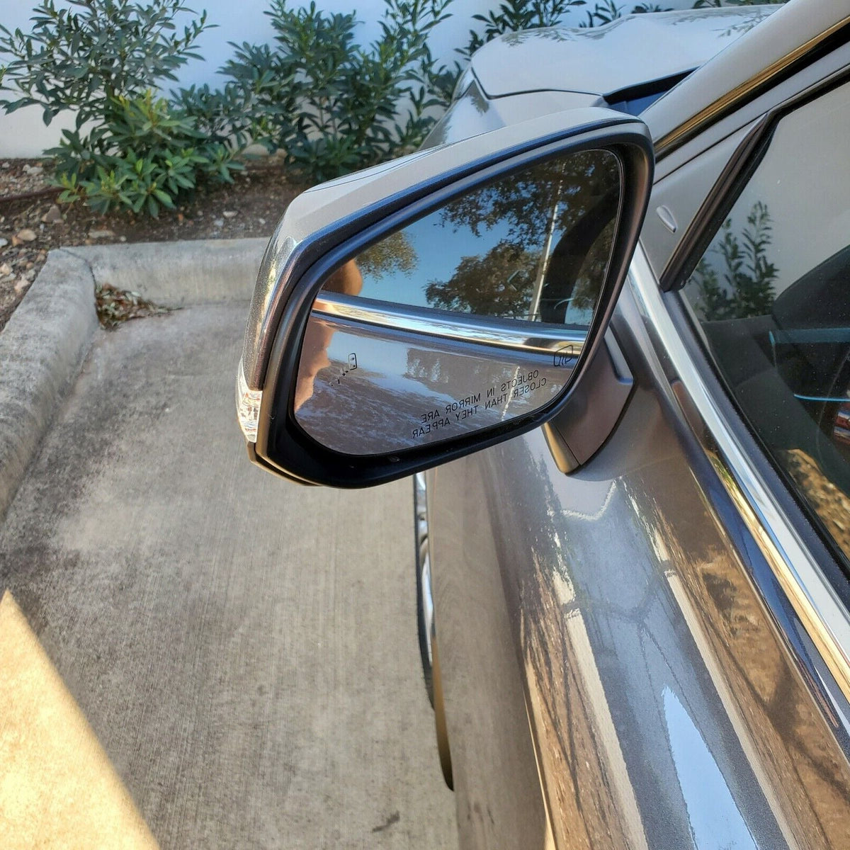 New | 2023-2025 Highlander | Magnetic Gray Metallic | Driver | Toyota | Side View Mirror