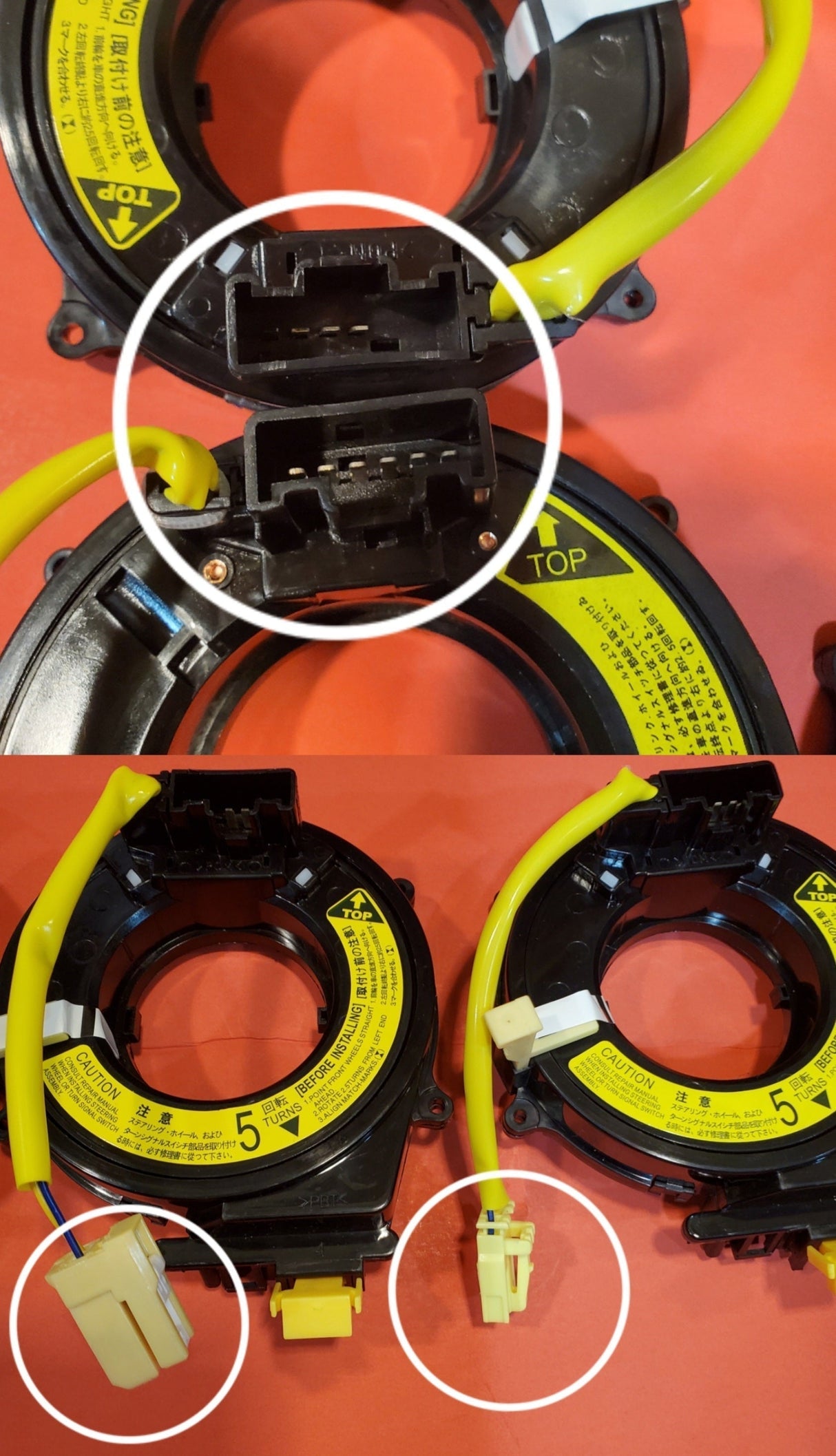 Nuevo | 1998-2003 Siena | Reloj de primavera | Toyota | Muelle de reloj