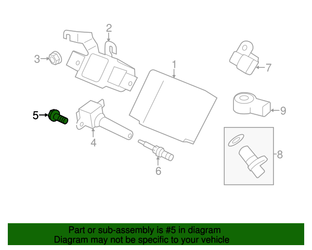 New | FR-S | Engine Ignition Coil Bolt | 2013-2016 | Scion