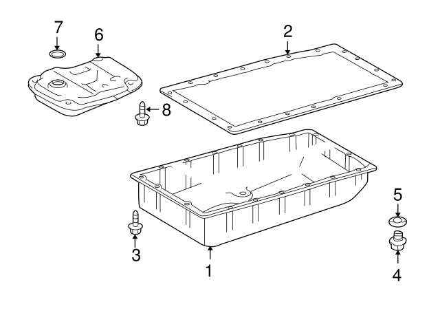 New | Paseo | Transmission Oil Pan Bolt | 1992-1999 | Toyota