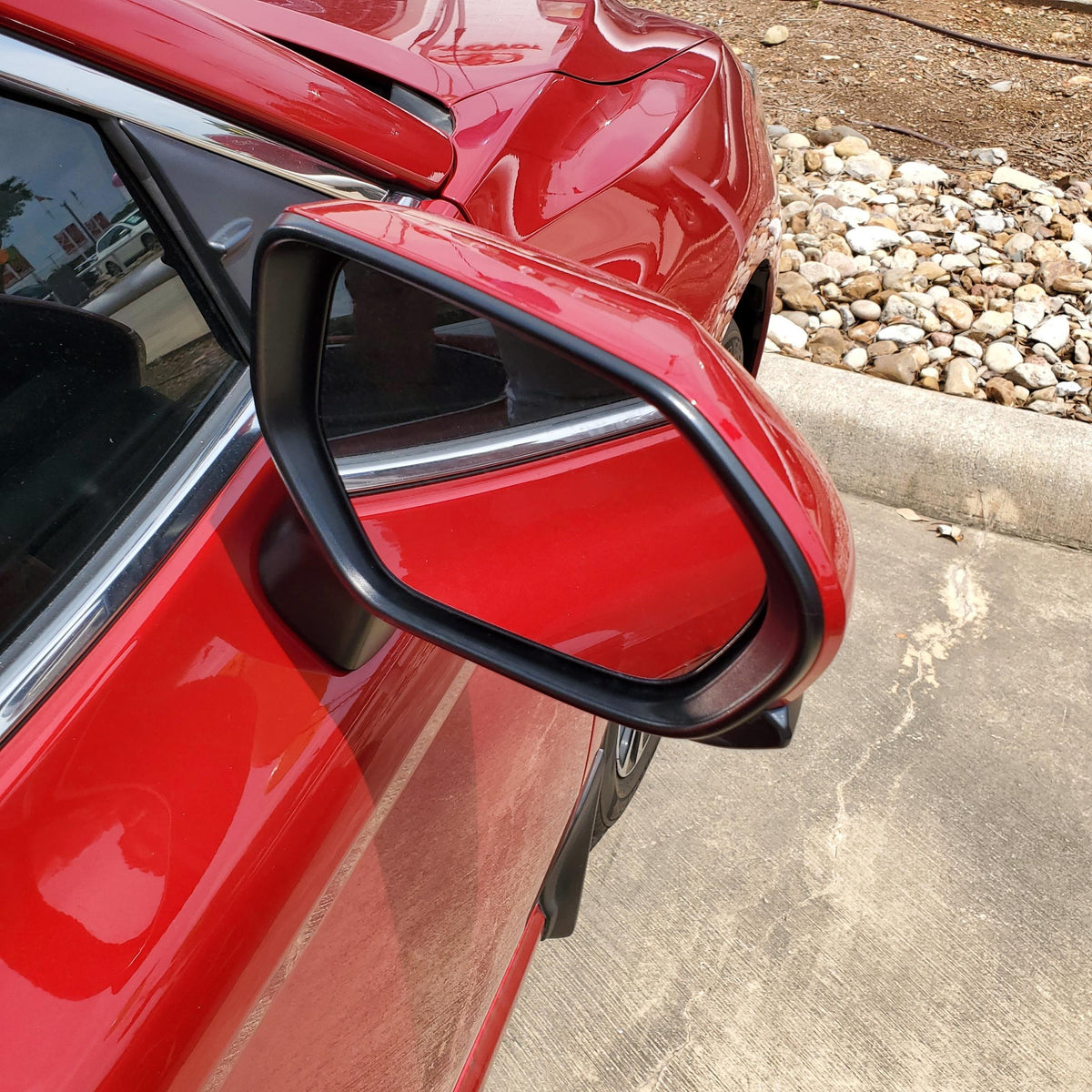 New | 2023–2024 Camry | Supersonic Red | Passenger | Toyota | Side View Mirror