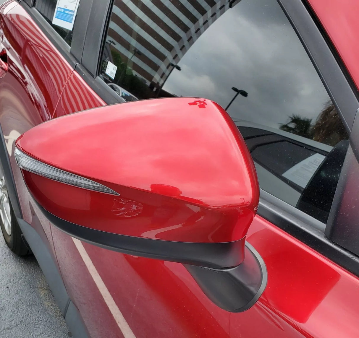 New | 2015-2016 CX5 | Red | Blinker/Blindspot | Passenger | Mazda | Side View Mirror