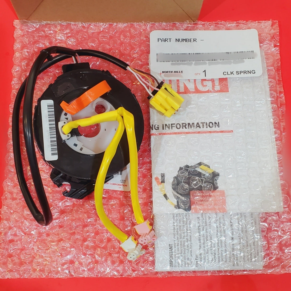 New | OE# 26088118 | For GM/Chevy/Cadillac | Clock spring