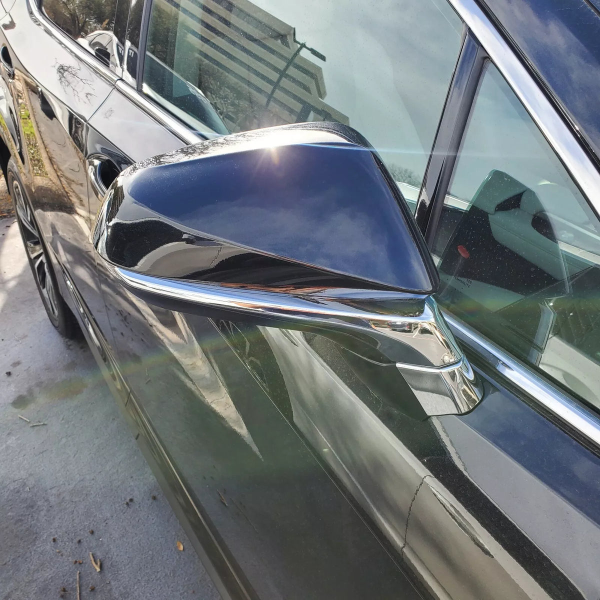 New | 2021-2022 RX 350L | Caviar | Passenger | Lexus | Side View Mirror