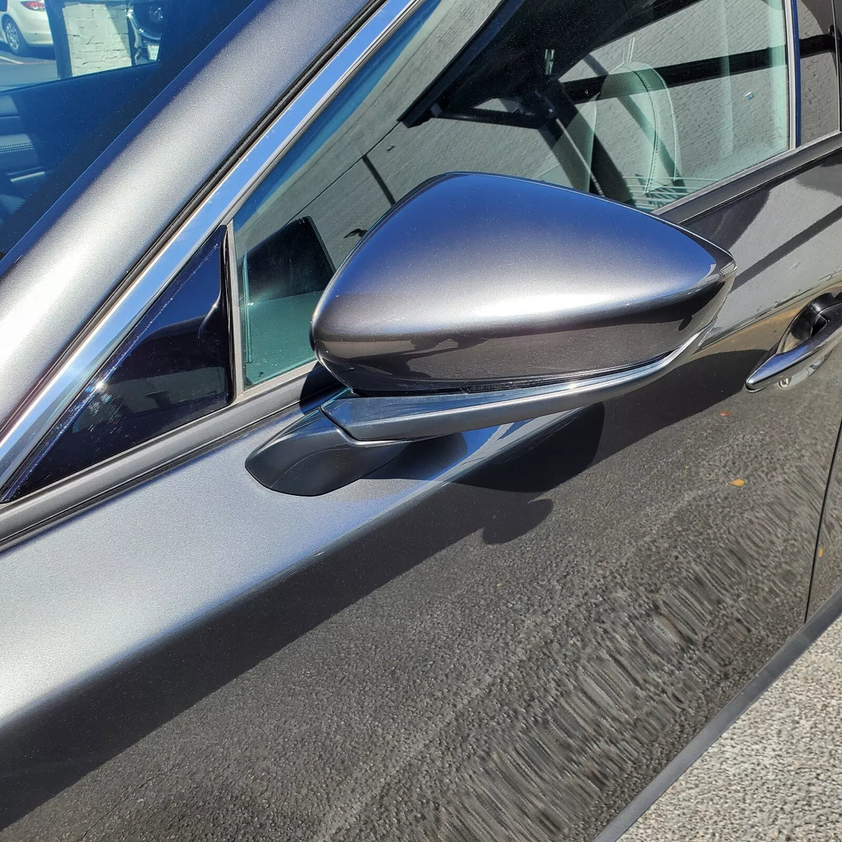 New | 2019-2022 Mazda 3 | Grey/Gray | Blinker/Blindspot | Driver | Mazda | Side View Mirror