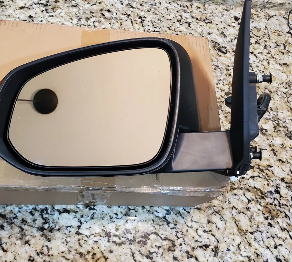New | 2014-2022 4Runner | Blizzard White Pearl | No Blinker | Driver | Toyota | Side View Mirror