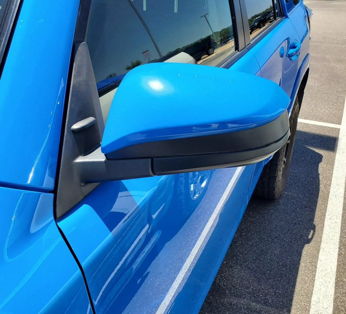 New | 2014-2022 4Runner | Voodoo Blue | No Blinker | Driver | Toyota | Side View Mirror