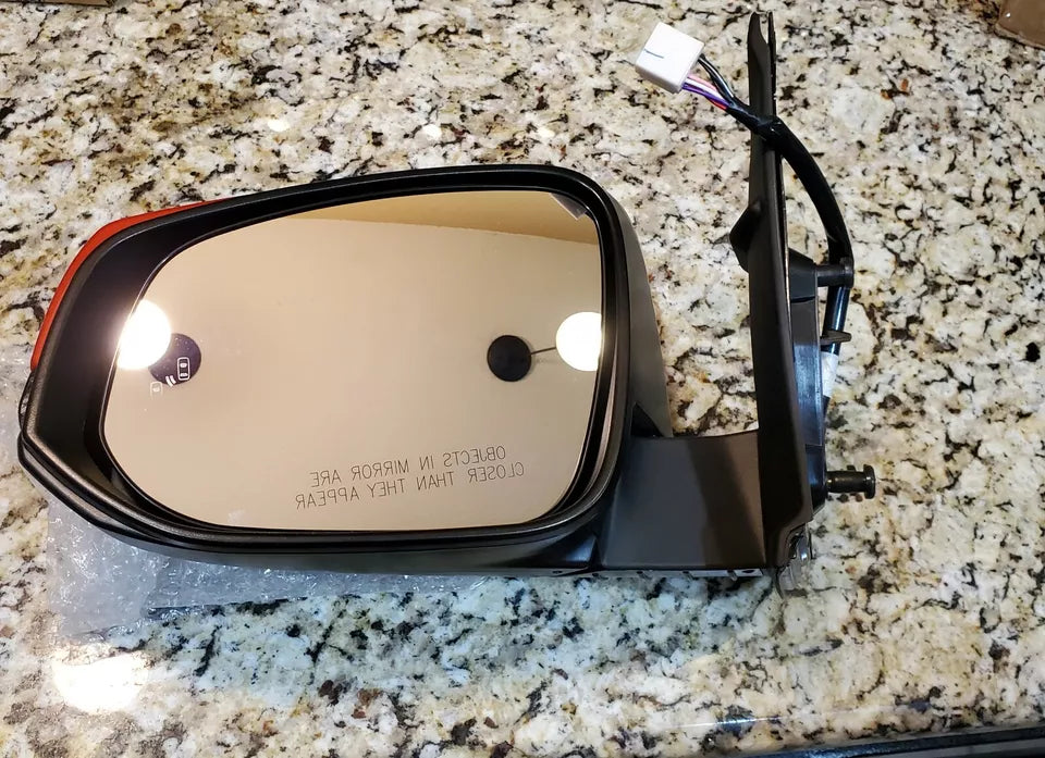 New | 2016-2022 Tacoma | Inferno Orange | Driver | Toyota | Side View Mirror | W/Blinker