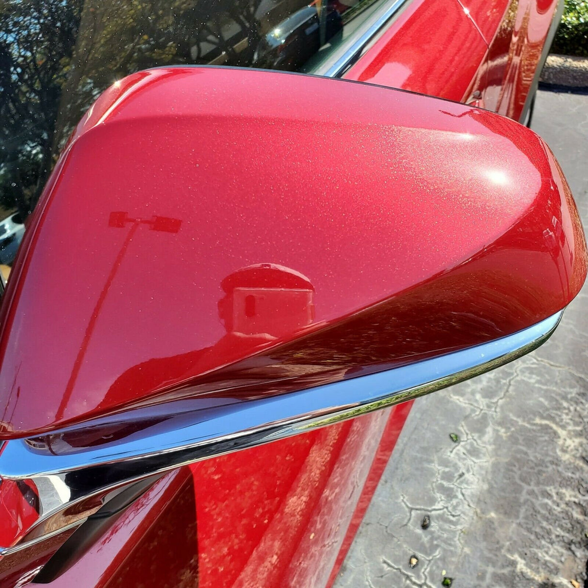 New | 2015-2017 NX200T | Red | Driver | Lexus | Side View Mirror | With Blindspot | NX 200T