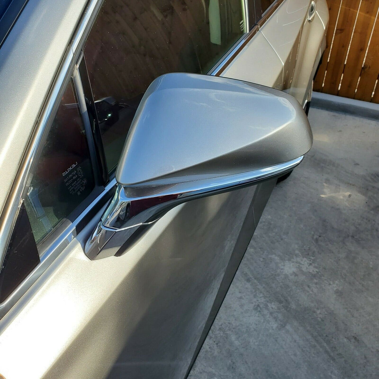 New | 2018-2021 NX300h | Atomic Silver/Sonic Titanium | Driver | Lexus | Side View Mirror | With Blindspot | Nx 300h