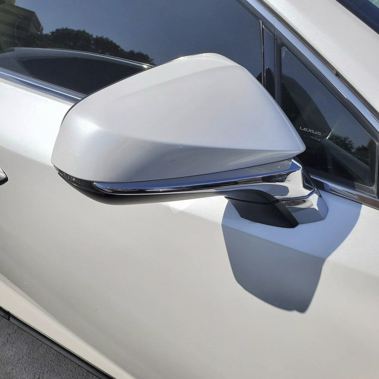 New | 2018-2021 NX300h | Eminent White Pearl | Driver | Lexus | Side View Mirror | With Blindspot | NX 300h