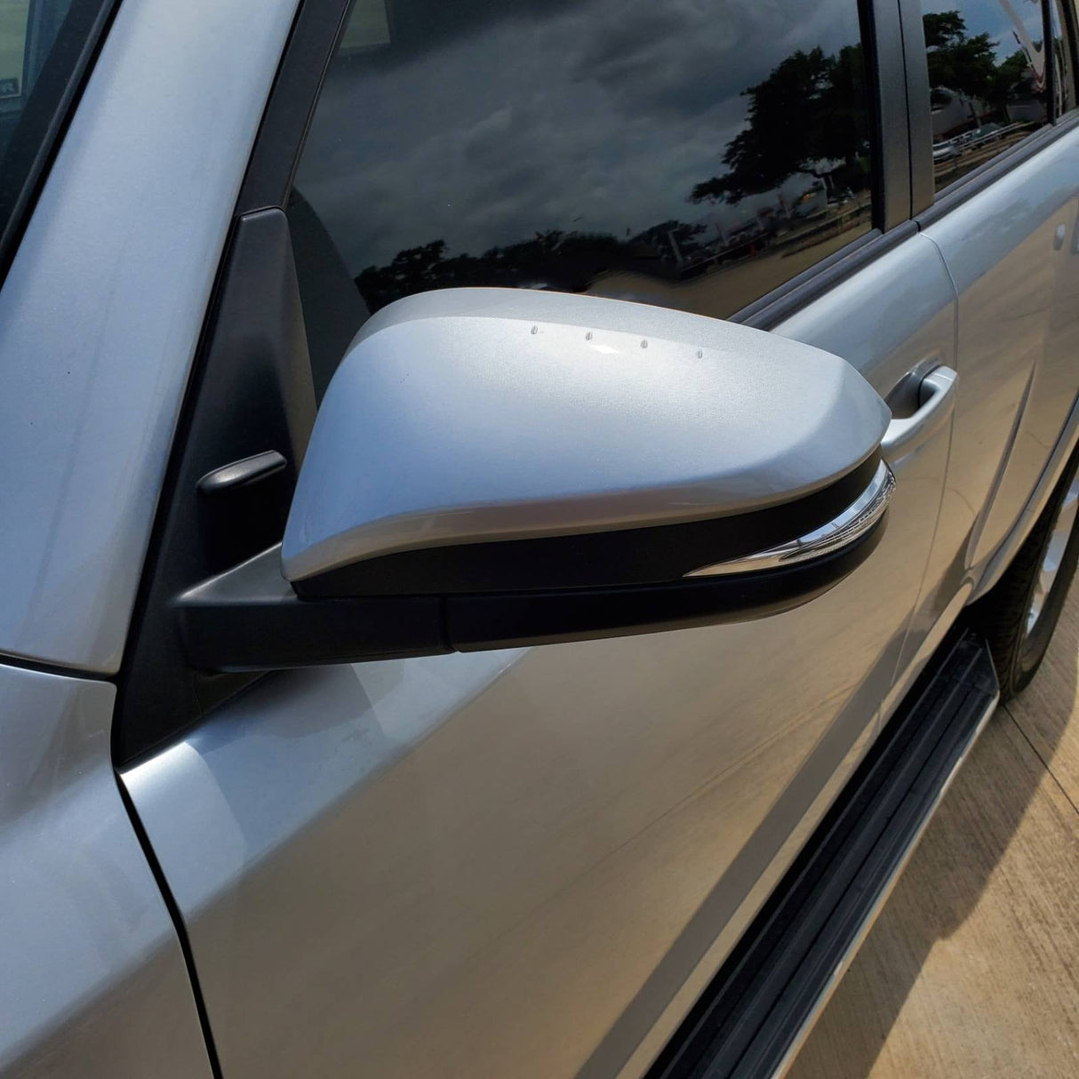 New | 2023-2024 4Runner | BLINDSPOT | Silver | Driver | Toyota | Side View Mirror