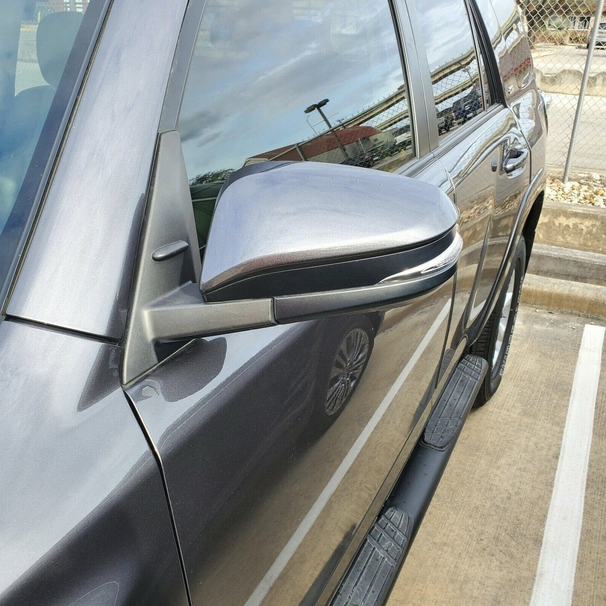 New | 4runner 2023-2024 | BLINDSPOT | Magnetic Gray/Grey | Driver | Toyota | Side View Mirror | Blinker | 4 runner