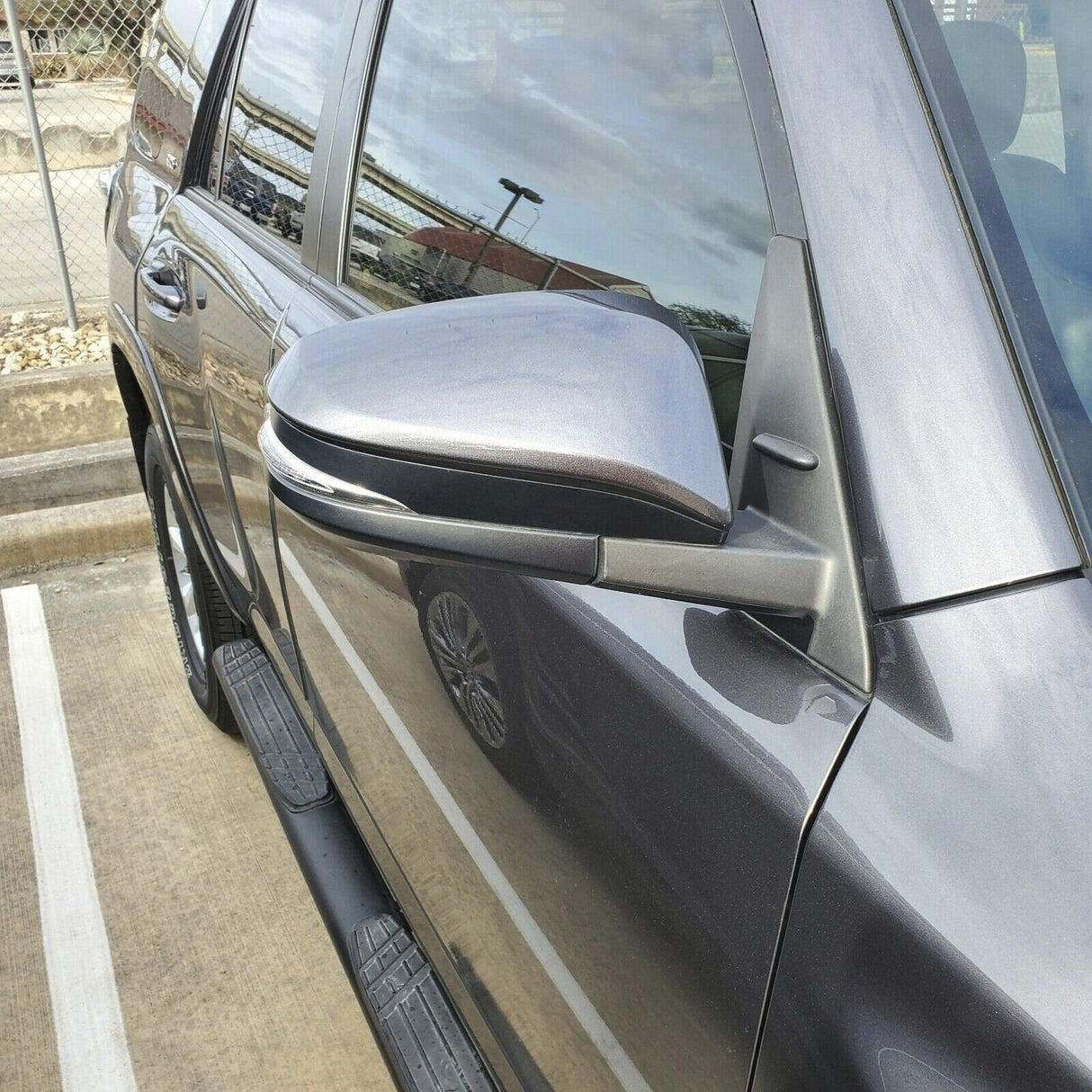 New | 4runner 2023-2024 | BLINDSPOT | Magnetic Gray/Grey | Passenger | Toyota | Side View Mirror | Blinker | 4 runner