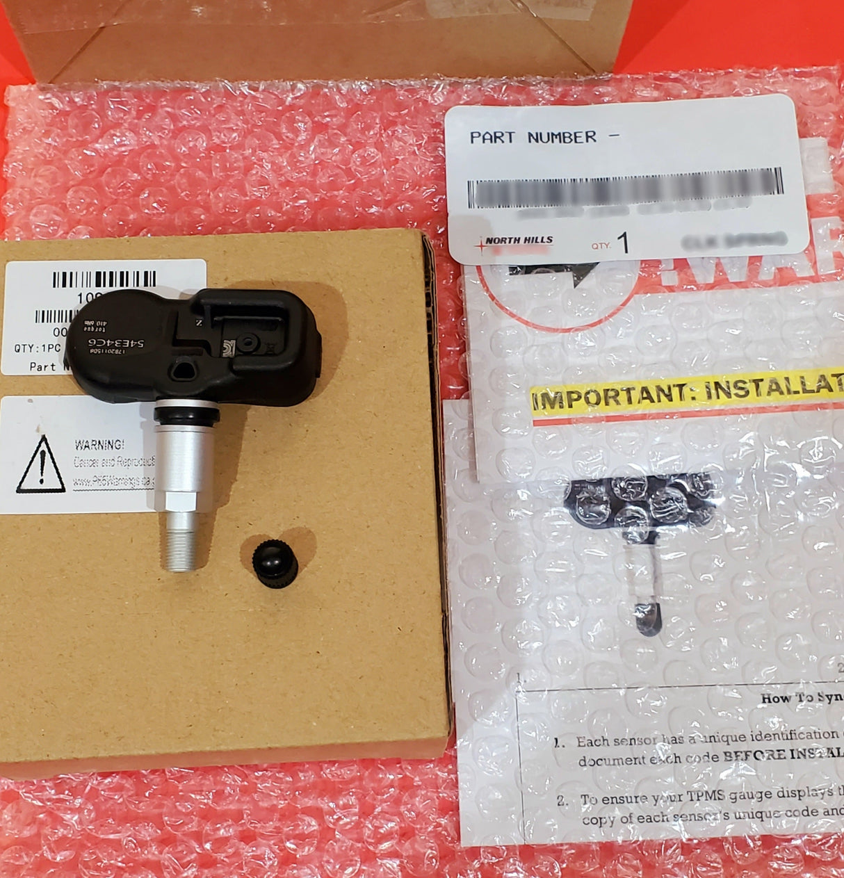 New | OE# 42607-39005 | TPMS | Includes No Leak Seal! | Toyota/Lexus | 42607 39005 | 4260739005 | Tire Pressure Sensor