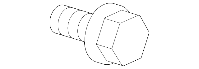 New | Corolla | Side Cover Bolt| 2009-2013 | Toyota