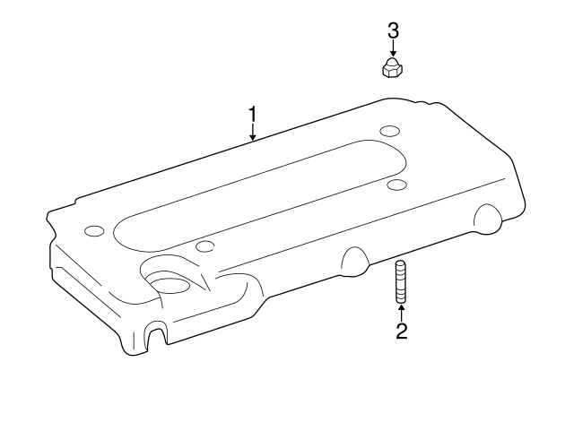 New | Matrix | Engine Cover Stud | 2009-2014 | Toyota