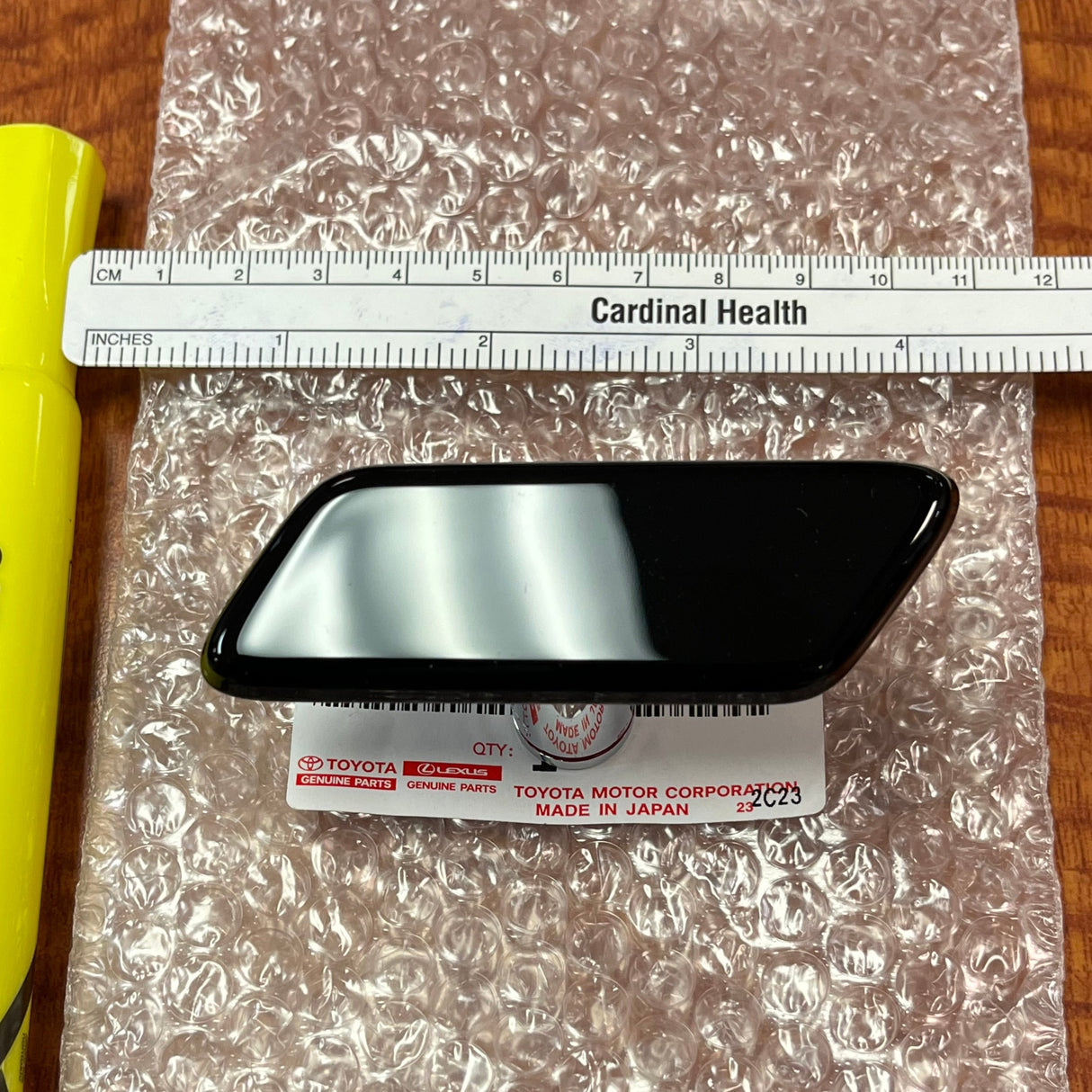 2015-2021 LX570 | Ónix negro | Cubierta de tapa de parachoques delantero OEM | lexus