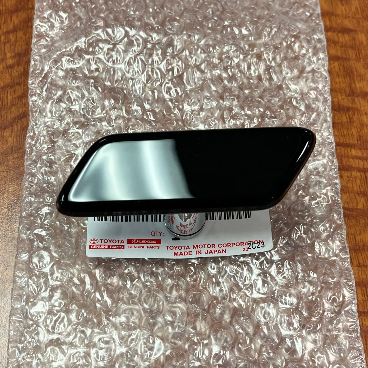 2015-2021 Land Cruiser | Ónix negro | Cubierta de tapa de parachoques delantero OEM | toyota