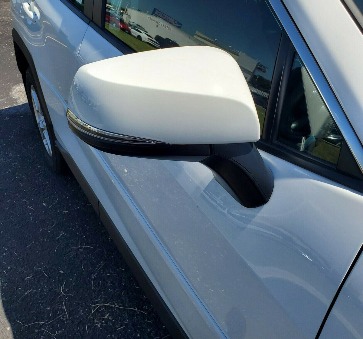 New | For Rav4 2019-2023 | Blizzard Pearl | Passenger | Toyota | Side Mirror | Blindspot