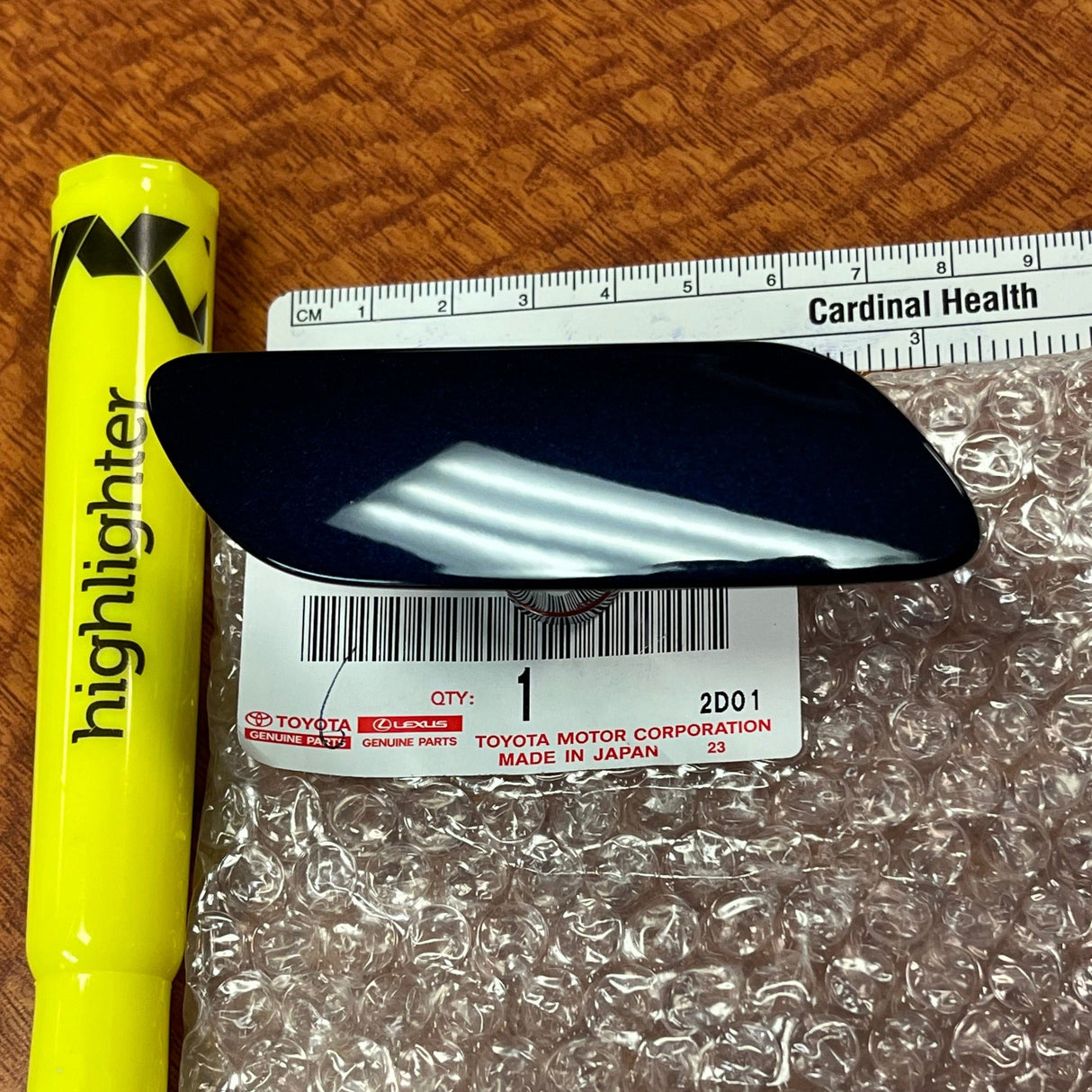 2015-2021 Land Cruiser | Perla de ónix azul | Cubierta de tapa de parachoques delantero OEM | toyota