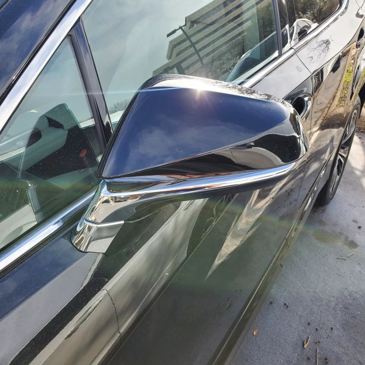 New | 2021-2022 RX 350L | Caviar | Driver | Lexus | Side View Mirror