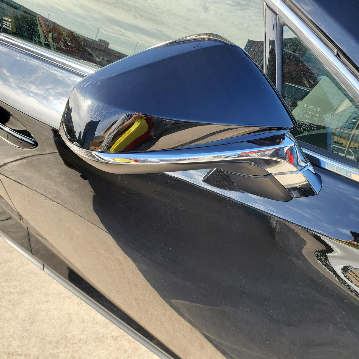 New | 2015-2020 NX200T/NX300/300H | Obsidian Black | Passenger | Lexus | Side View Mirror | With Blindspot