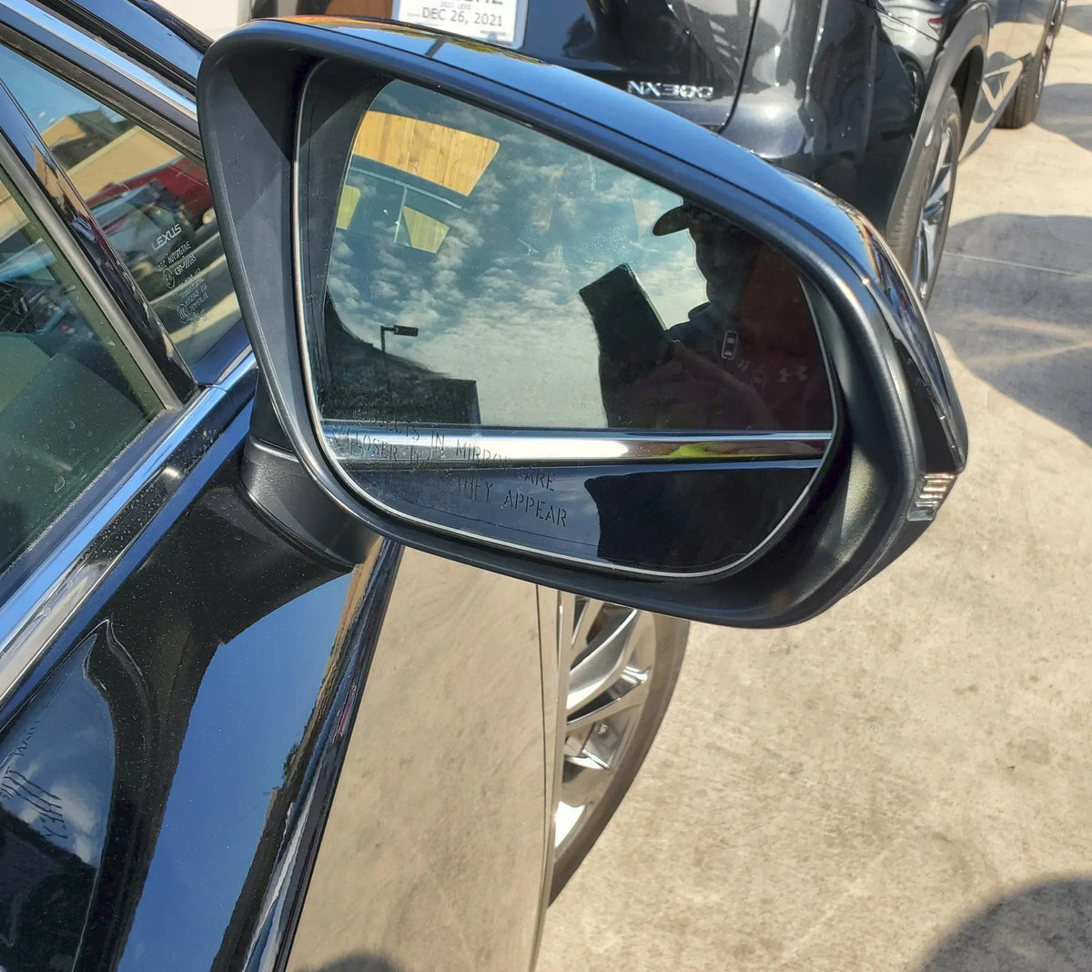 New | 2021 RX 350L | Obsidian Black | Passenger | Lexus | Side View Mirror