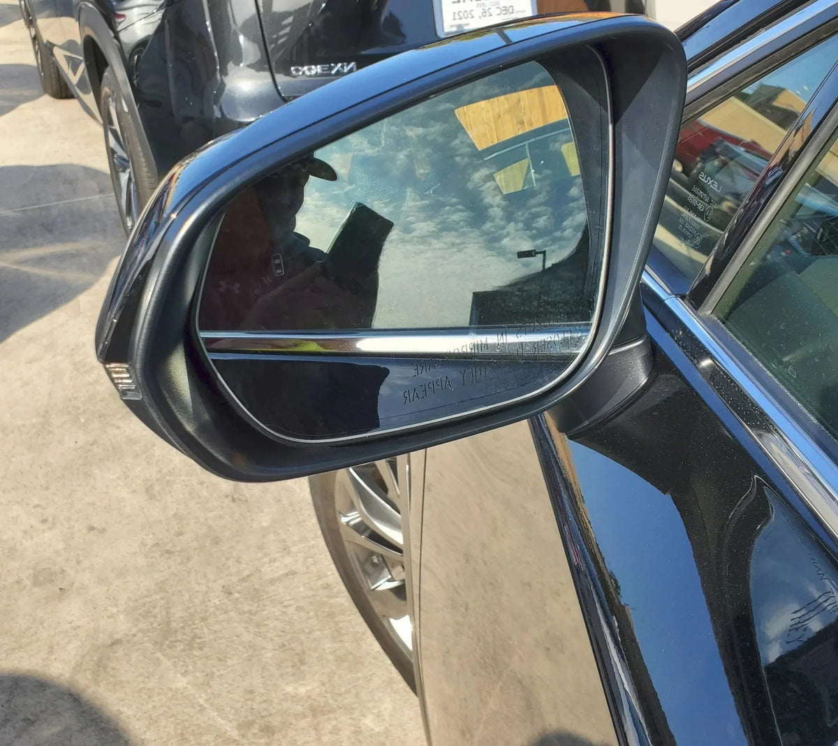 New | 2021 RX 450h | Obsidian Black | Driver | Lexus | Side View Mirror