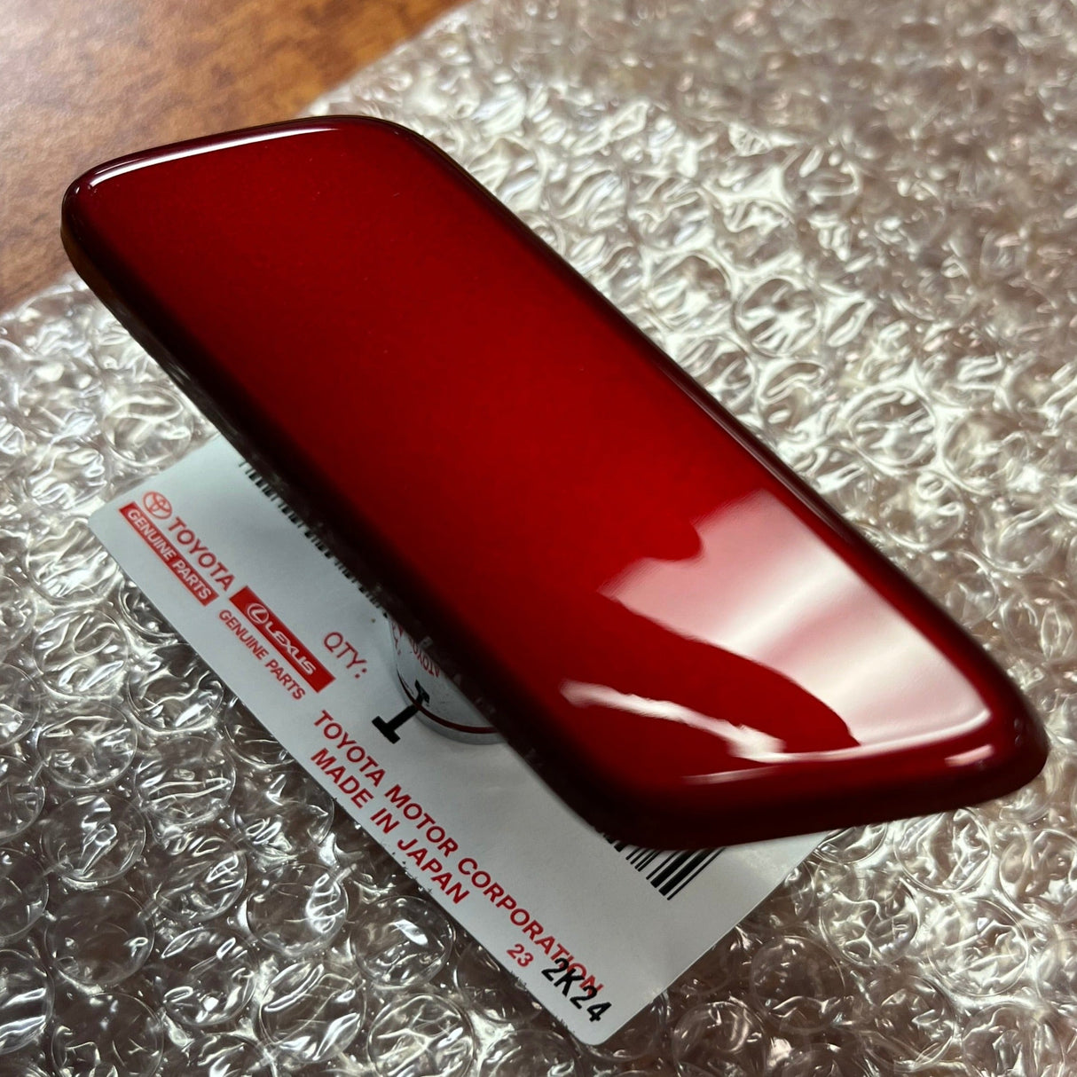 2015-2021 Land Cruiser | Perla roja oscura | Cubierta de tapa de parachoques delantero OEM | toyota