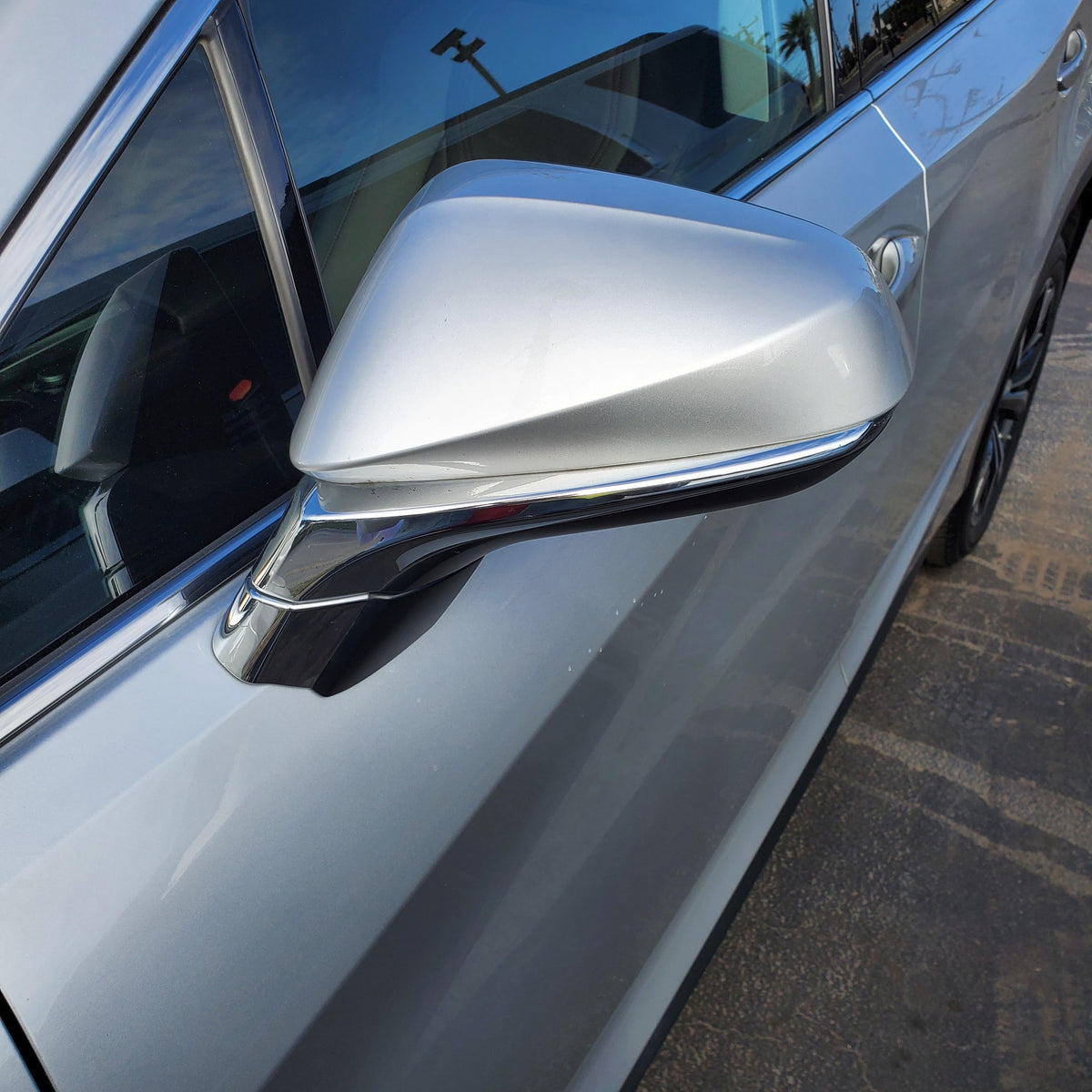 New | 2018-2019 RX 450hL | Silver Lining Metallic | Driver | Lexus | Side View Mirror