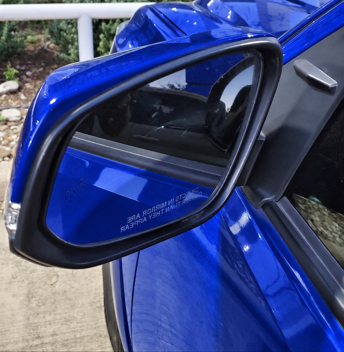 New | 2022-2023 Tacoma | Blue Crush Metallic | Driver | Toyota | Side View Mirror | W/Blinker