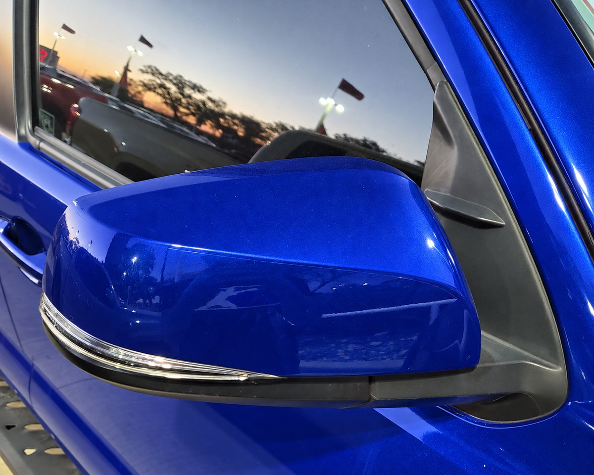 New | 2022-2023 Tacoma | Blue Crush Metallic | Passenger | Toyota | Side View Mirror | W/Blinker