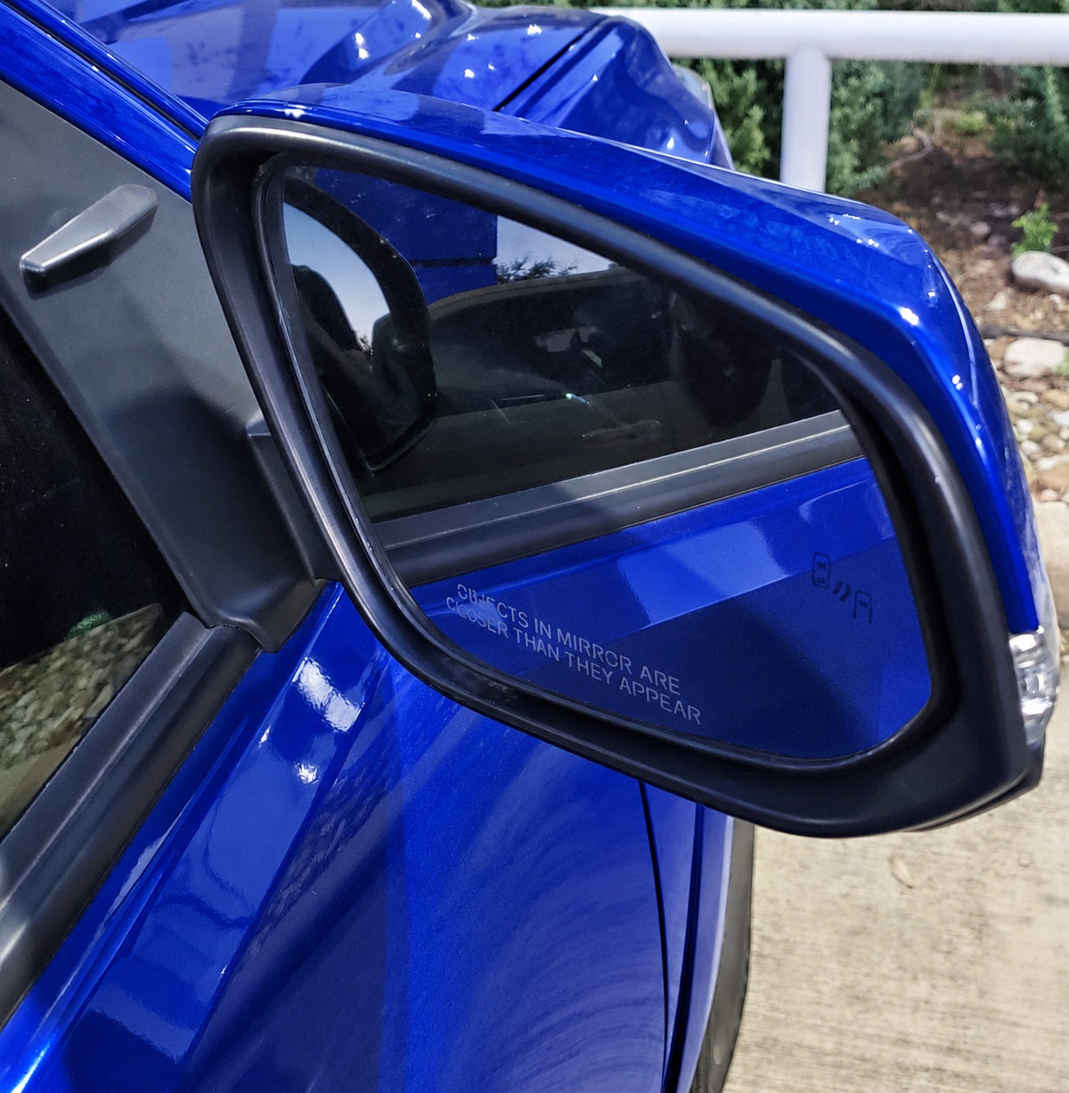 New | 2022-2023 Tacoma | Blue Crush Metallic | Passenger | Toyota | Side View Mirror | W/Blinker