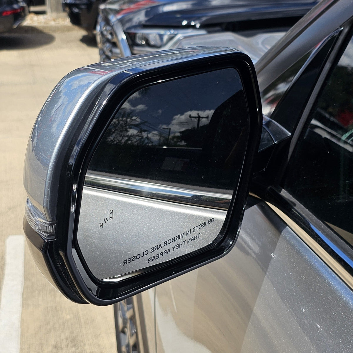 New | 2022-2026 Tundra | Celestial Silver Metallic | Driver | Toyota | Side View Mirror | With Blinker