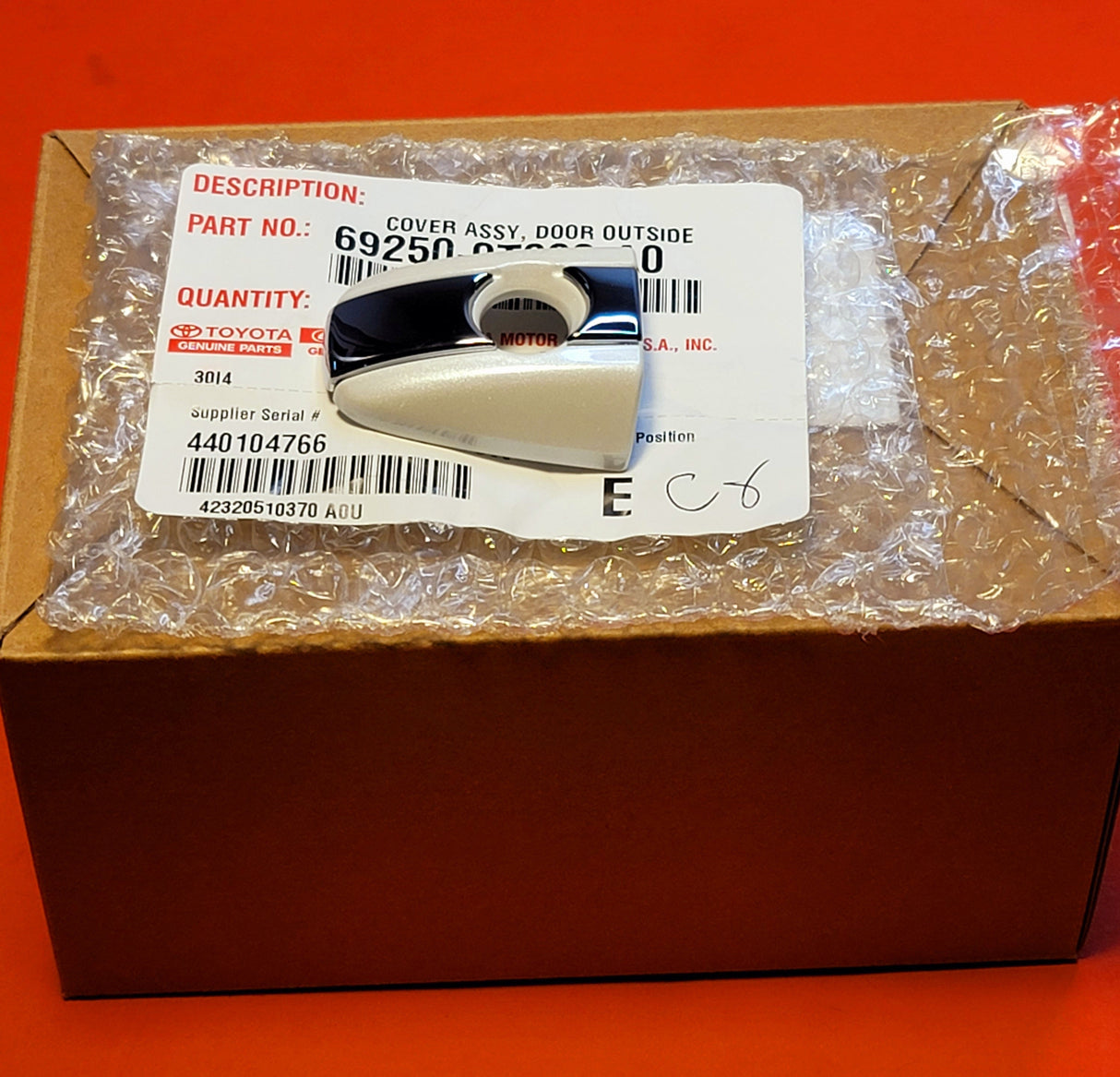 New | 69250-0T030-A0 | Door Handle Cap | 2009-2020 | Not Found | OEM | Toyota