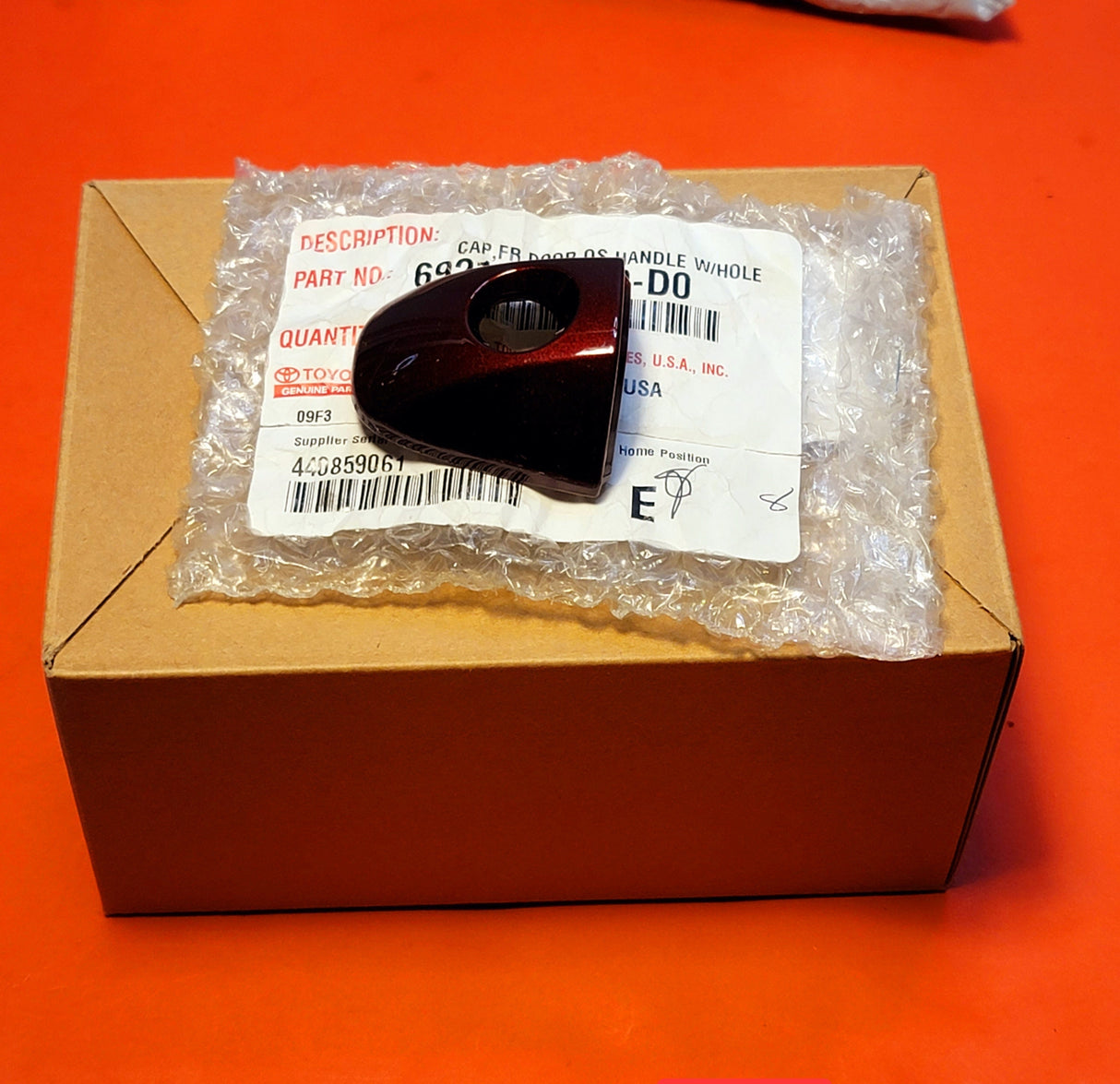 New | Highlander | Door Handle Cap | 2014-2019 | Moulin Rouge | OEM | Toyota