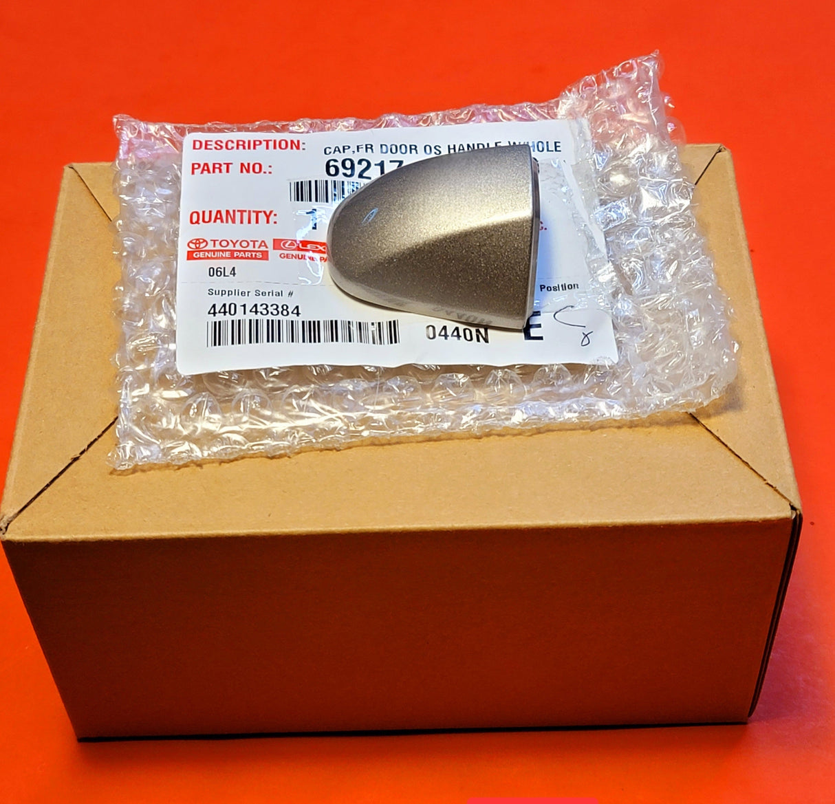 New | Highlander | Door Handle Cap | 2014-2017 | Creme Brulee | OEM | Toyota.