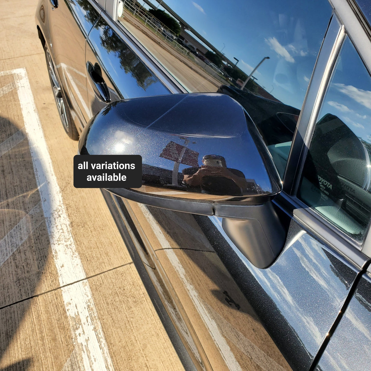 New | Corolla 2019-2022 | Black Sand Pearl | Passenger | Side View Mirror | For Toyota