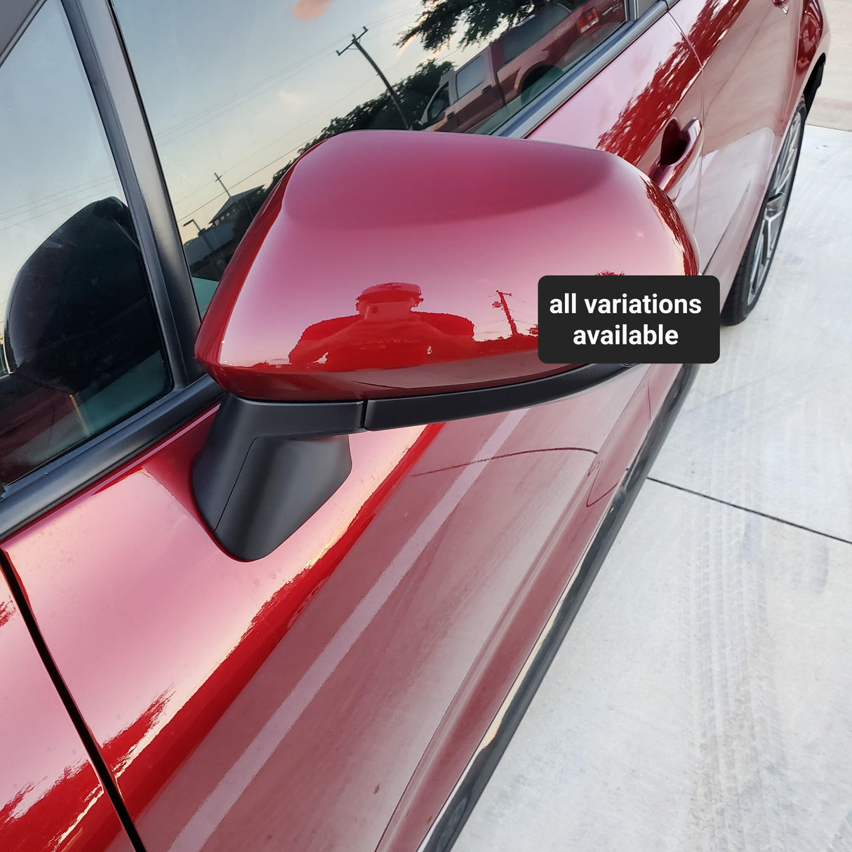 NEW | Corolla 2019-2022 | Barcelona Red Metallic | Driver | Side View Mirror | Toyota