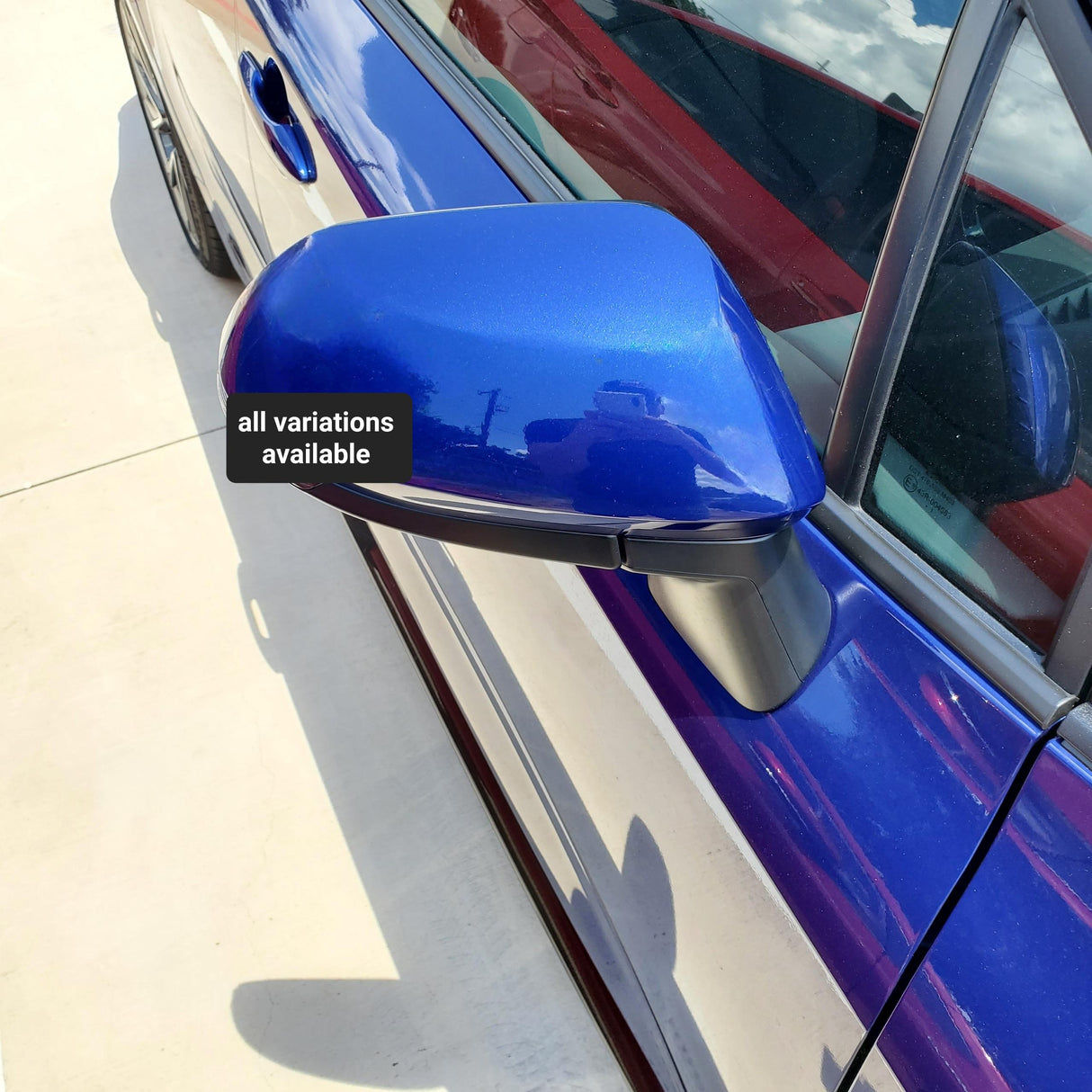 New | Corolla 2019-2022 | Blue Crush | Passenger | Side View Mirror | For Toyota