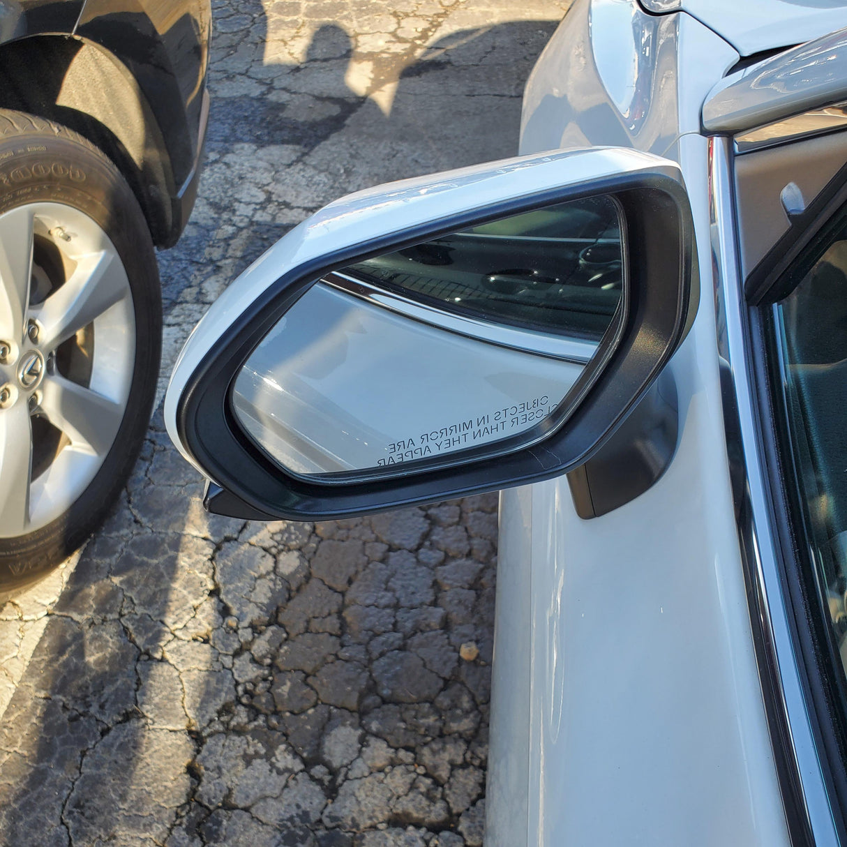 New | 2018-2022 Camry | Wind Chill Pearl White | Driver | Toyota | Side View Mirror