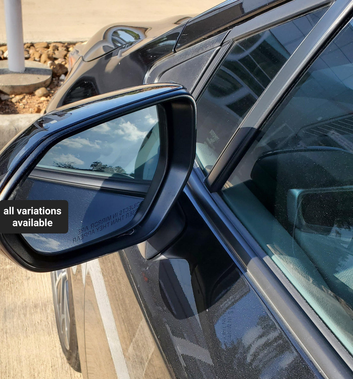 Nuevo Corola 2019-2022 | Perla de arena negra | Conductor | Espejo retrovisor | Para Toyota