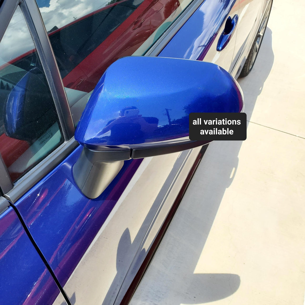 New | Corolla 2019-2022 | Blue Crush Metallic | Driver | Side View Mirror | For Toyota
