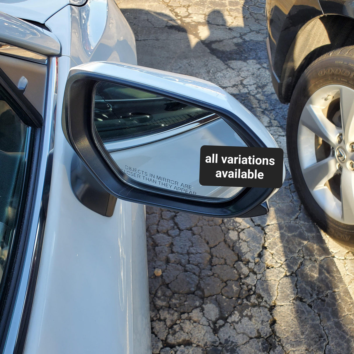 Nuevo | Camry 2018-2021 | Súper blanco | Espejo retrovisor | Toyota | Pasajero