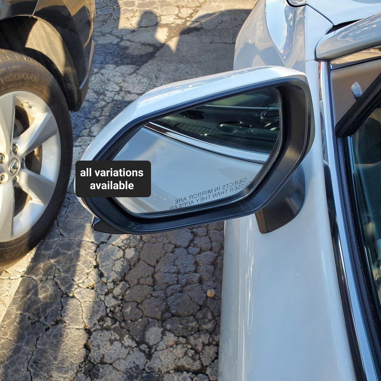 Nuevo | Camry 2018-2021 | Súper blanco | Espejo retrovisor | Toyota | Conductor