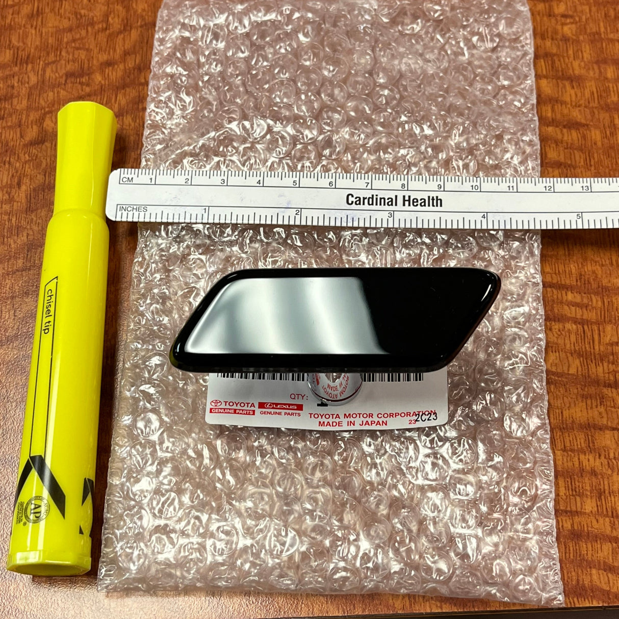 2016-2020 Rx350 y Rx450h | Negro grafito | Cubierta de tapa de parachoques delantero OEM | lexus