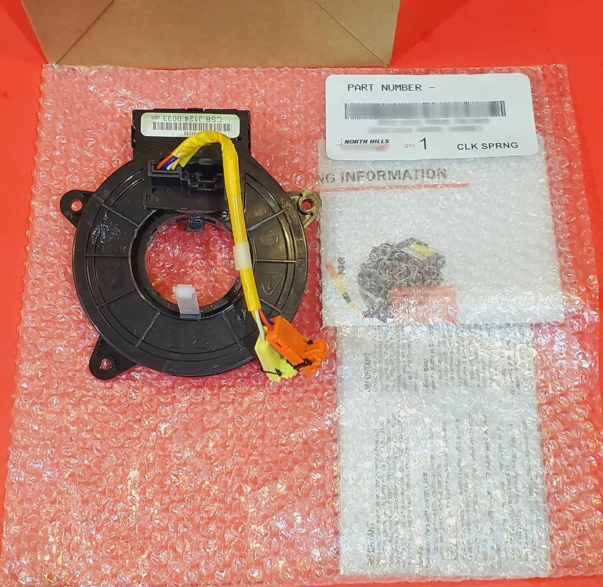 new-clock-spring-for-mazda-mpv-2004, 2005, 2006-3-0l, 04, 05, 06